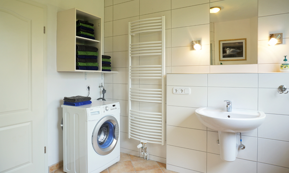 Ferienwohnung Badezimmer Fewo Hesel, Remels Badezimmer